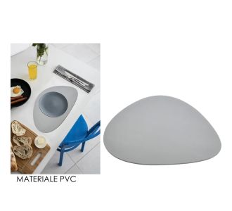 Σουπλά Γκρι PVC 39.5x33.5cm 06512449 ArteLibre |  Είδη Σερβιρίσματος στο espiti