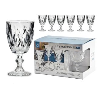 Ποτήρι Crystal Διάφανο/Γυαλί 30cl 6Τμχ 06512523 ArteLibre |  Ποτήρια στο espiti