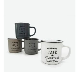 Κούπα 34cl 'Cafe de Tradition' Κεραμικό Σε 4 Χρώματα 06512554 ArteLibre |  Ποτήρια στο espiti