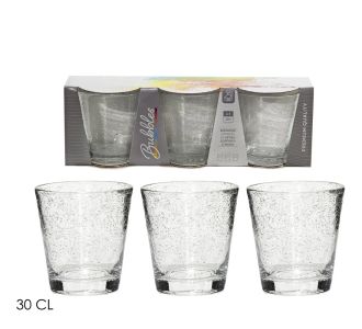 Ποτήρια Διαφανές Γυαλί Φυσητό 30cl 3Τμχ 06512664 ArteLibre |  Ποτήρια στο espiti