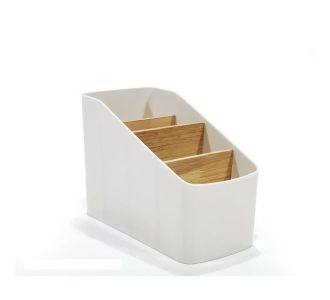 Θήκη Πολυπροπυλένιο/Ξύλο Λευκό 9.5x18.3x12.7cm 06512762 ArteLibre |  Εργαλεία Κουζίνας - Αξεσουάρ στο espiti