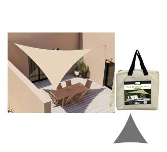 Τέντα Σκίασης Εκρού Πολυεστέρας 3.6x3.6x3.6m 06512924 ArteLibre |  Κάθετοι Κήποι στο espiti