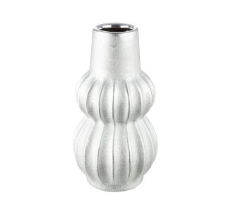  Βάζο Κεραμικό Ασημί χρώμα D12X22Cm D12X22Cm 05161386 ArteLibre |  Βάζα στο espiti