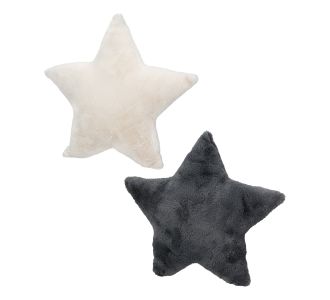  Cushion Star Textile Beige Grey 2 Assorted 45X13X43Cm 45X13X43Cm 05161405 ArteLibre |  Μαξιλάρια διακοσμητικά στο espiti