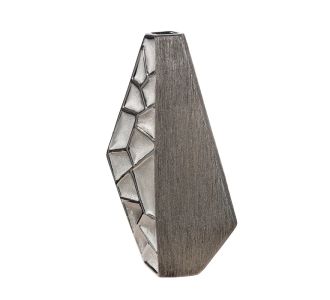  Βάζο Κεραμικό Ασημί χρώμα 24X9X47Cm 24X9X47Cm 05161407 ArteLibre |  Βάζα στο espiti
