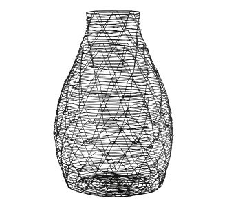  Βάζο Βολβώδες Μεταλλικό Μαύρο D22X33Cm D22X33Cm 05161465 ArteLibre |  Βάζα στο espiti