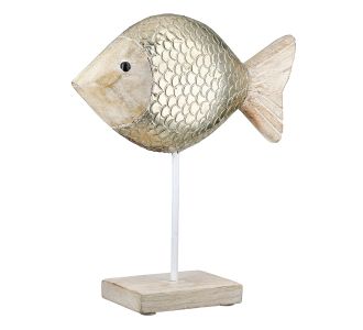  Stand Relief Fish Mango Wood Φυσικά Χρώματα 21X7X25Cm 21X7X25Cm 05161502 ArteLibre |  Διακοσμητκά στο espiti