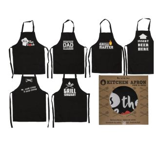 Ποδιά Κουζίνας ‘Cook & Grill’ Μαύρο Βαμβακερό 80x60cm Σε 6 Σχέδια 06530255 ArteLibre |  Εργαλεία Κουζίνας - Αξεσουάρ στο espiti