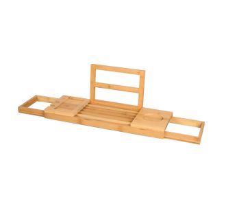 Ράφι Μπάνιου Επεκτάσιμο 50-92x18x4cm Μπαμπού 06450814 ArteLibre |  Στήλες Μπάνιου στο espiti