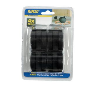 Ρόδες Περιστρεφόμενες 40mm 4Τμχ KINZO 06451721 ArteLibre |  Ανταλακτικά επίπλων γραφείου στο espiti