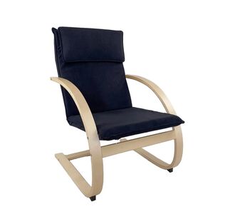 Πολυθρόνα ArteLibre VESNA Μαύρο/Φυσικό Ύφασμα/Ξύλο 67x78x92cm 14350026 ArteLibre |  Πολυθρόνες σαλονιού στο espiti
