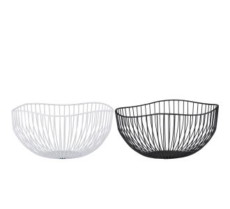Καλάθι Φρούτων Μέταλλο Φ26x12.5cm Σε 2 Χρώματα ALPINA 06451480 ArteLibre |  Πιάτα-Μπωλ στο espiti