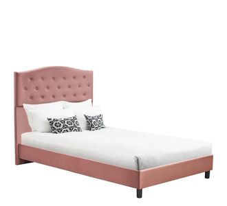 Κρεβάτι Ημίδιπλο ArteLibre JUNIPER Σάπιο Μήλο Ύφασμα 209x132x125cm (Στρώμα 120x200cm) 14920023 ArteLibre |  Κρεβάτια στο espiti