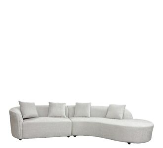 Καναπές MONTARO ArteLibre Γκρι Ανοιχτό Ύφασμα 140x105x65cm/206x124x68cm 15390004 ArteLibre |  Καναπέδες στο espiti