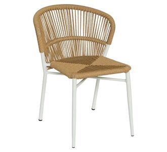 Καρέκλα Κήπου ArteLibre RIVIERA Λευκό/Φυσικό Αλουμίνιο/Rattan 57x61x79cm 14840117 ArteLibre |  Καναπέδες - Καρέκλες  στο espiti