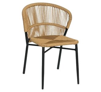 Καρέκλα Κήπου ArteLibre RIVIERA Μαύρο/Φυσικό Αλουμίνιο/Rattan 57x61x79cm 14840118 ArteLibre |  Καναπέδες - Καρέκλες  στο espiti
