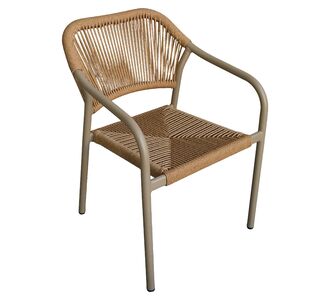 Πολυθρόνα Κήπου ArteLibre MOOREA Μπεζ/Φυσικό Αλουμίνιο/Rattan 58x56x79cm 14840123 ArteLibre |  Καναπέδες - Καρέκλες  στο espiti