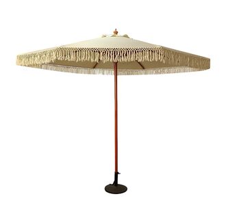 Ομπρέλα Κήπου ArteLibre KARENA Μπεζ/Φυσικό Ξύλο/Polyester Φ3x2.50m 15450013 ArteLibre |  Ομπρέλες κήπου στο espiti