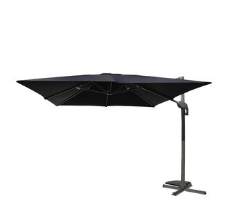 Ομπρέλα Κήπου ArteLibre VALENA Μαύρο/Γκρι Αλουμίνιο/Polyester Φ3x3m 15450016 ArteLibre |  Ομπρέλες κήπου στο espiti