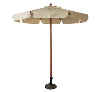 Ομπρέλα Κήπου ArteLibre LUMERA Μπεζ/Φυσικό Ξύλο/Polyester Φ2.3x2.5m 15450021 ArteLibre |  Ομπρέλες κήπου στο espiti
