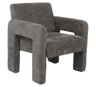 Πολυθρόνα ArteLibre VELORA Γκρι Ανοιχτό Ύφασμα/Ξύλο 75x68x69cm 14770116 ArteLibre |  Πολυθρόνες σαλονιού στο espiti