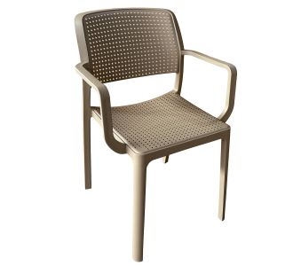 Πολυθρόνα Κήπου ArteLibre CALORA Cappuccino PP 55x54.5x83cm 15300057 ArteLibre |  Καναπέδες - Καρέκλες  στο espiti