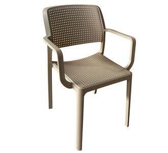 Πολυθρόνα Κήπου ArteLibre CALORA Cappuccino PP 55x54.5x83cm 15300057 ArteLibre |  Καναπέδες - Καρέκλες  στο espiti