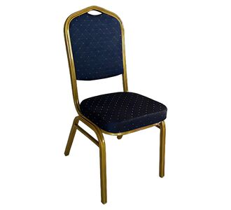 Καρέκλα Catering ArteLibre AUREVIA Μπλε/Χρυσό Ύφασμα/Μέταλλο 57x40x93cm 14980013 ArteLibre |  Καρέκλες στο espiti