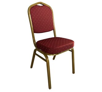Καρέκλα Catering ArteLibre AUREVIA Κόκκινο/Χρυσό Ύφασμα/Μέταλλο 57x40x93cm 14980014 ArteLibre |  Καρέκλες στο espiti