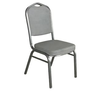 Καρέκλα Catering ArteLibre AUREVIA Γκρι/Ασημί Ύφασμα/Μέταλλο 57x40x93cm 14980017 ArteLibre |  Καρέκλες στο espiti