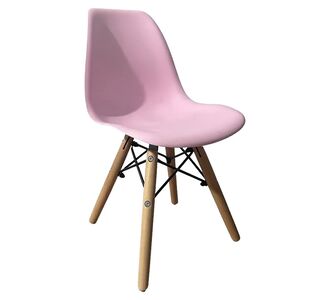 Καρέκλα ArteLibre ROSENE Ροζ/Φυσικό PP/Ξύλο/Μέταλλο 31x39x55cm 14980031 ArteLibre |  Καρέκλες στο espiti