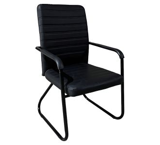 Καρέκλα Επισκέπτη ArteLibre AERIX Μαύρο PU/Μέταλλο 54x60x96cm 14980034 ArteLibre |  Καρέκλες γραφείου στο espiti