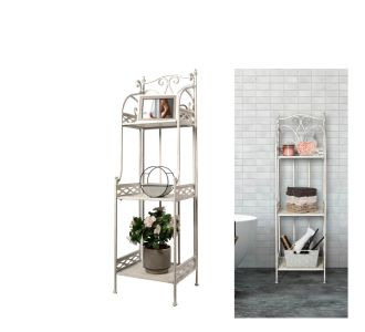 Ραφιέρα Με 3 Ράφια Decape 35x31x124cm Λευκό 06514004 ArteLibre |  Στήλες Μπάνιου στο espiti