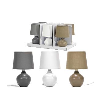 Λάμπα Επιτραπέζια Κεραμική H24cm Σε 3 Χρώματα 06514021 ArteLibre |  Επιτραπέζια στο espiti