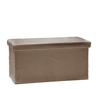Πουφ Αναδιπλούμενο Τόρτορα Velure 76x38cm 06514051 ArteLibre |  Σκαμπώ κήπου στο espiti