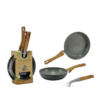 Τηγάνι Woodline 20/24cm Με Σπάτουλα Σετ 2Τμχ 06514274 ArteLibre |  Μαγειρικά Σκεύη στο espiti