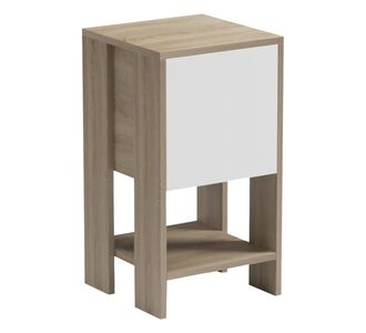 ΚΟΜΟΔΙΝΟ ARGUS HM18378.11 ΜΕΛΑΜΙΝΗ ΛΕΥΚΟ/SONAMA 30x30x55Υεκ. |  Κομοδίνα στο espiti