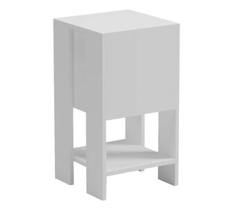 ΚΟΜΟΔΙΝΟ ARGUS HM18378.02 ΜΕΛΑΜΙΝΗ ΣΕ ΛΕΥΚΟ 30x30x55Υεκ. |  Κομοδίνα στο espiti