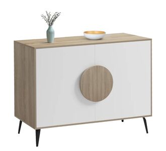 ΜΠΟΥΦΕΣ SAVORE HM18367.11 ΜΕΛΑΜΙΝΗ SONAMA/ΛΕΥΚΟ-ΜΑΥΡΑ ΜΕΤΑΛ.ΠΟΔΙΑ 110x35.5x82Υεκ. |  Μπουφέδες στο espiti