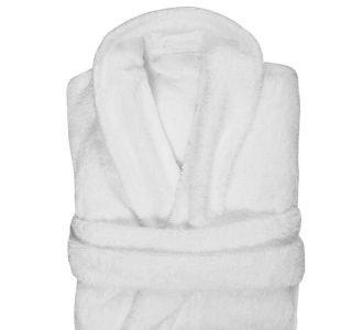 Mπουρνούζι Λευκό Ξενοδοχείου 450γρ. 100% cotton - Medium Astron Italy |  Μπάνιο στο espiti
