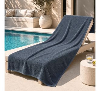 Πετσέτα Πισίνας - Θαλάσσης 100X180 Dark Grey Astron Italy |  Μπάνιο στο espiti