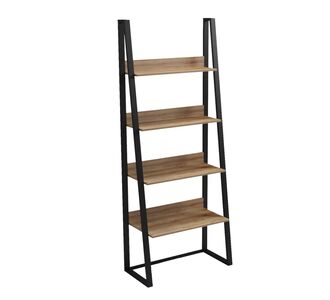 ΡΑΦΙΕΡΑ IZABEL HM18376.01 ΜΕΤΑΛΛΟ--ΜΕΛΑΜΙΝΗ ΣΕ OAK 75x36x185Υεκ. |  Βιτρίνες - Έπιπλα εισόδου στο espiti