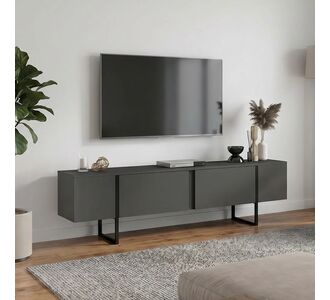 Έπιπλο τηλεόρασης Orontes Megapap χρώμα ανθρακί 180x29,6x50εκ. |  Έπιπλα τηλεόρασης στο espiti