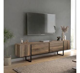 Έπιπλο τηλεόρασης Orontes Megapap χρώμα καρυδί 180x29,6x50εκ. |  Έπιπλα τηλεόρασης στο espiti