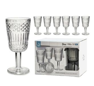 Ποτήρια Shine Διαφανή Γυαλί 30cl 6Τμχ 06512534 ArteLibre |  Ποτήρια στο espiti