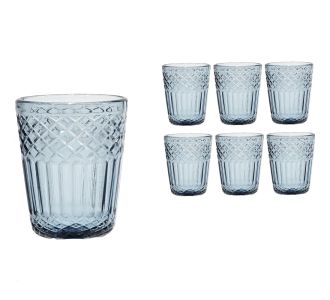 Ποτήρια Γυάλινα Μπλε 30cl 6Τμχ 06512537 ArteLibre |  Ποτήρια στο espiti