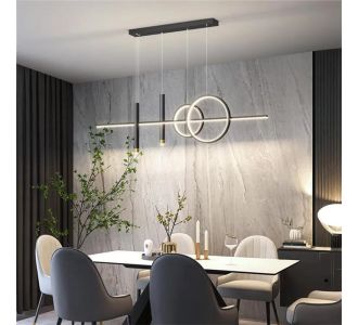 Φωτιστικό οροφής Neron pakoworld led μαύρο μεταλλικό 100x25x26εκ |  Οροφής στο espiti