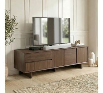 Έπιπλο τηλεόρασης Capri Megapap χρώμα καρυδί milano 180x45x55εκ. |  Έπιπλα τηλεόρασης στο espiti