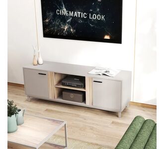 Έπιπλο τηλεόρασης Polenio pakoworld cappuccino με φυσικό 150x40x53εκ |  Έπιπλα τηλεόρασης στο espiti