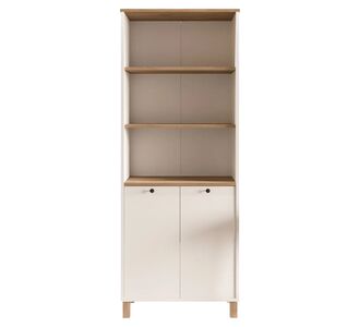 Βιβλιοθήκη ArteLibre BRAGI Λευκό/Φυσικό Μοριοσανίδα 69.5x32x180cm 15350206 ArteLibre |  Βιβλιοθήκες στο espiti
